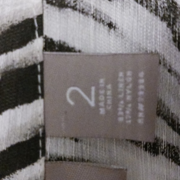 Chico's size 2 (large)women's lightweight jacket black and white zebra d… - Picture 10 of 14